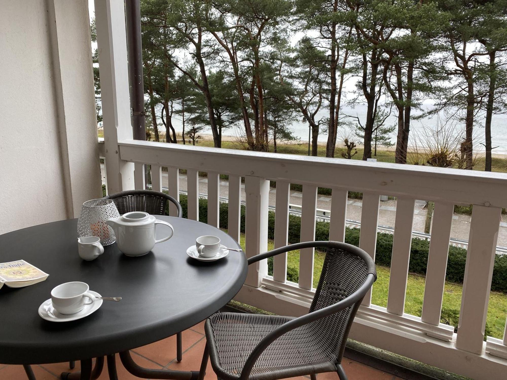 Ferienwohnung Ostseeblick In Der Villa Seeadler Binz Exterior foto